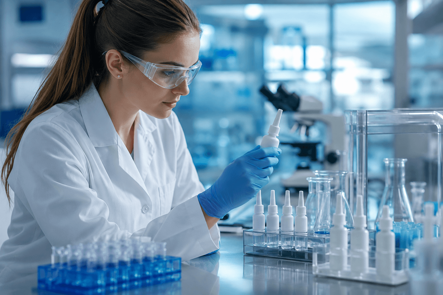 Metered-Dose Nasal Spray Peptides